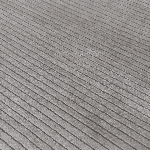 Alfombra Cotelón Grey Silk 150x200cm