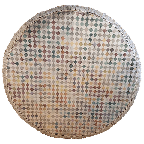 Alfombra Velvet Antideslizante Color Chess 160cm