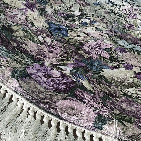 Alfombra Velvet Antideslizante / Lily 160x160