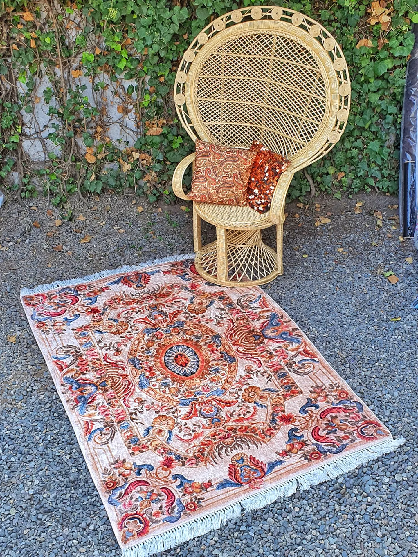 Alfombra Velvet Antideslizante / Boho Chic 180x120cm 2