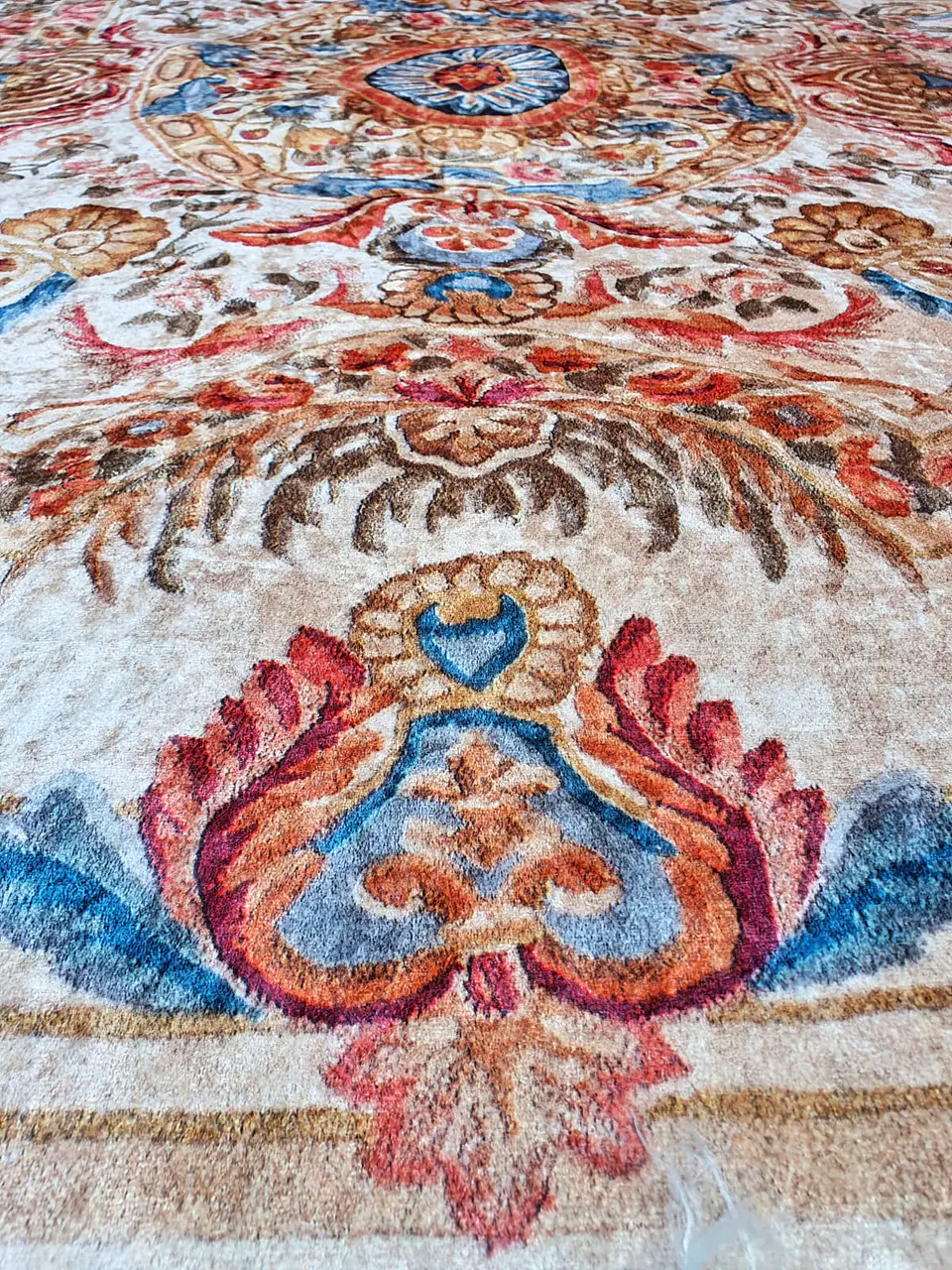 Alfombra Velvet Antideslizante / Boho Chic 180x120cm 3