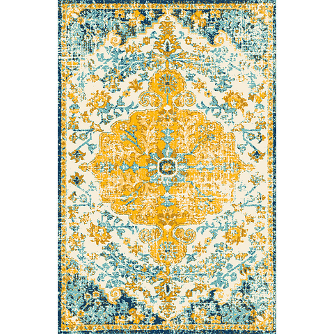 Alfombra Vinílica / Gold Sky Mandala