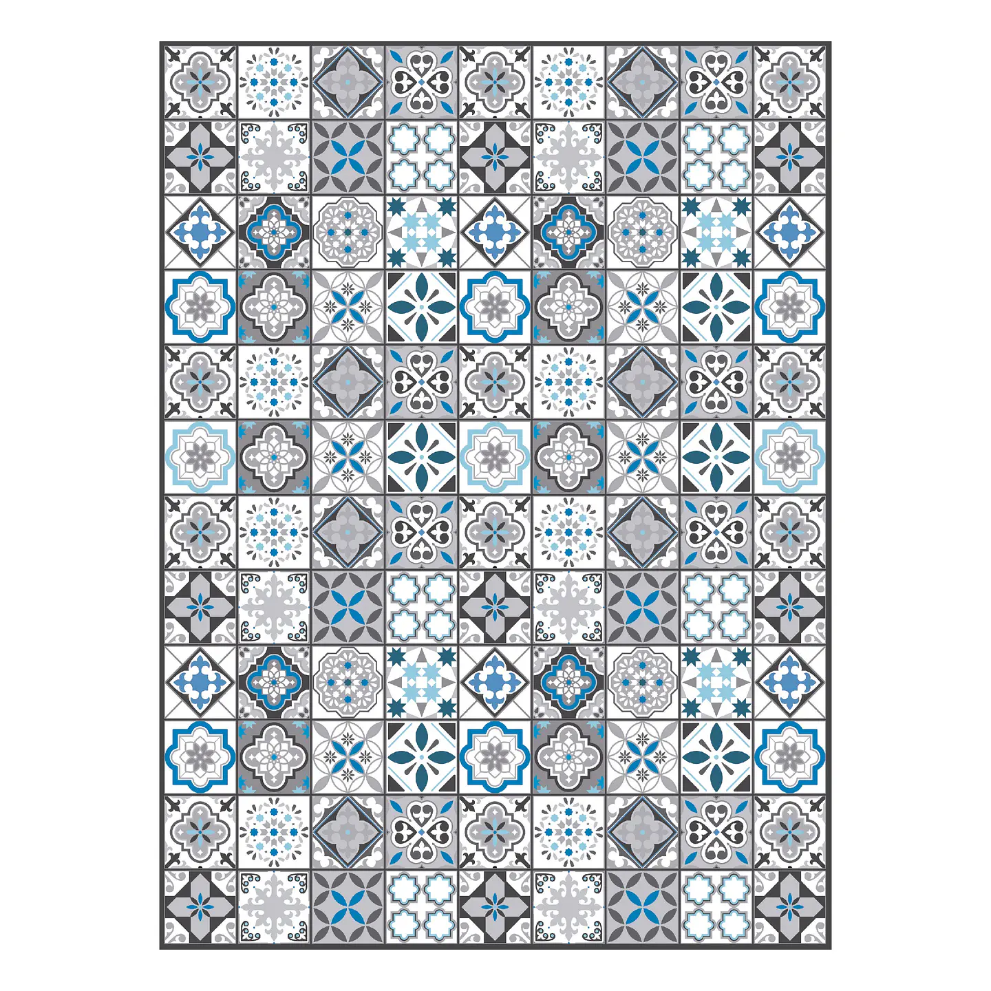 Alfombra Vinílica / Greca Beach Blue 1