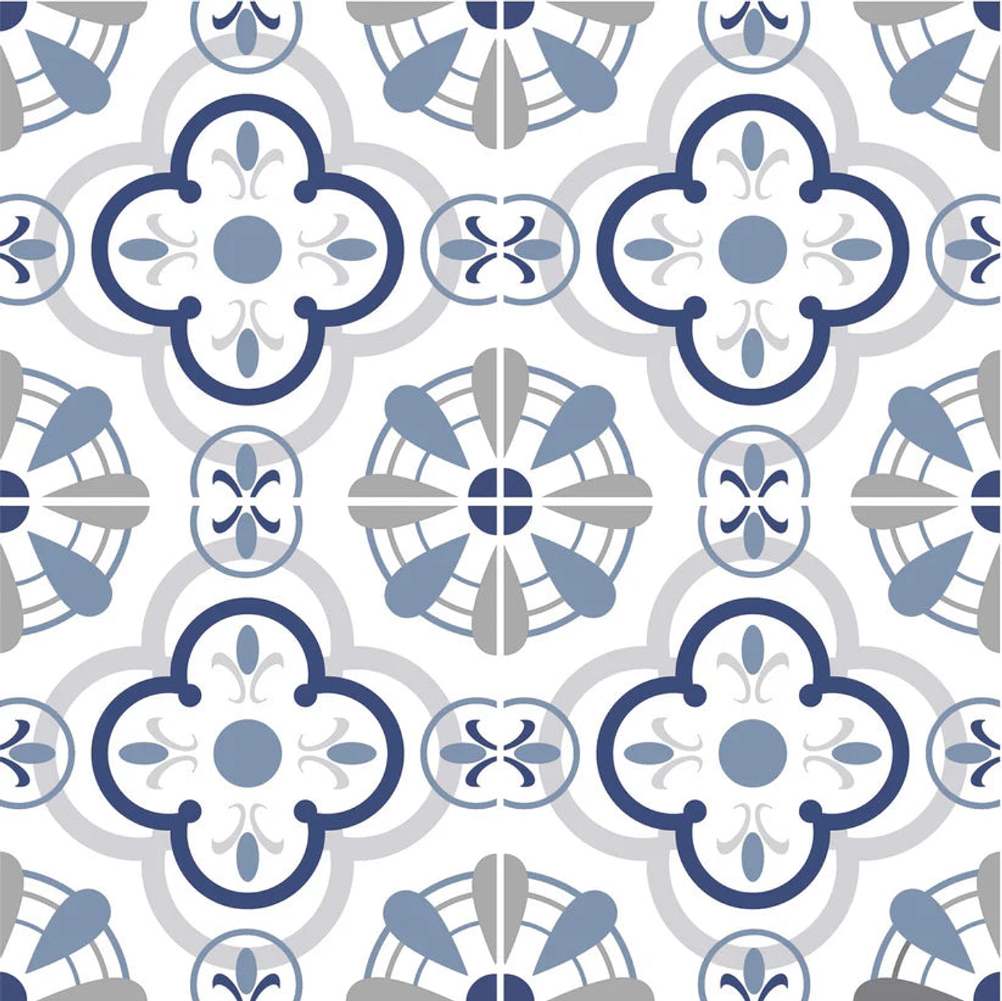 Alfombra Vinílica / Grey Navy 2