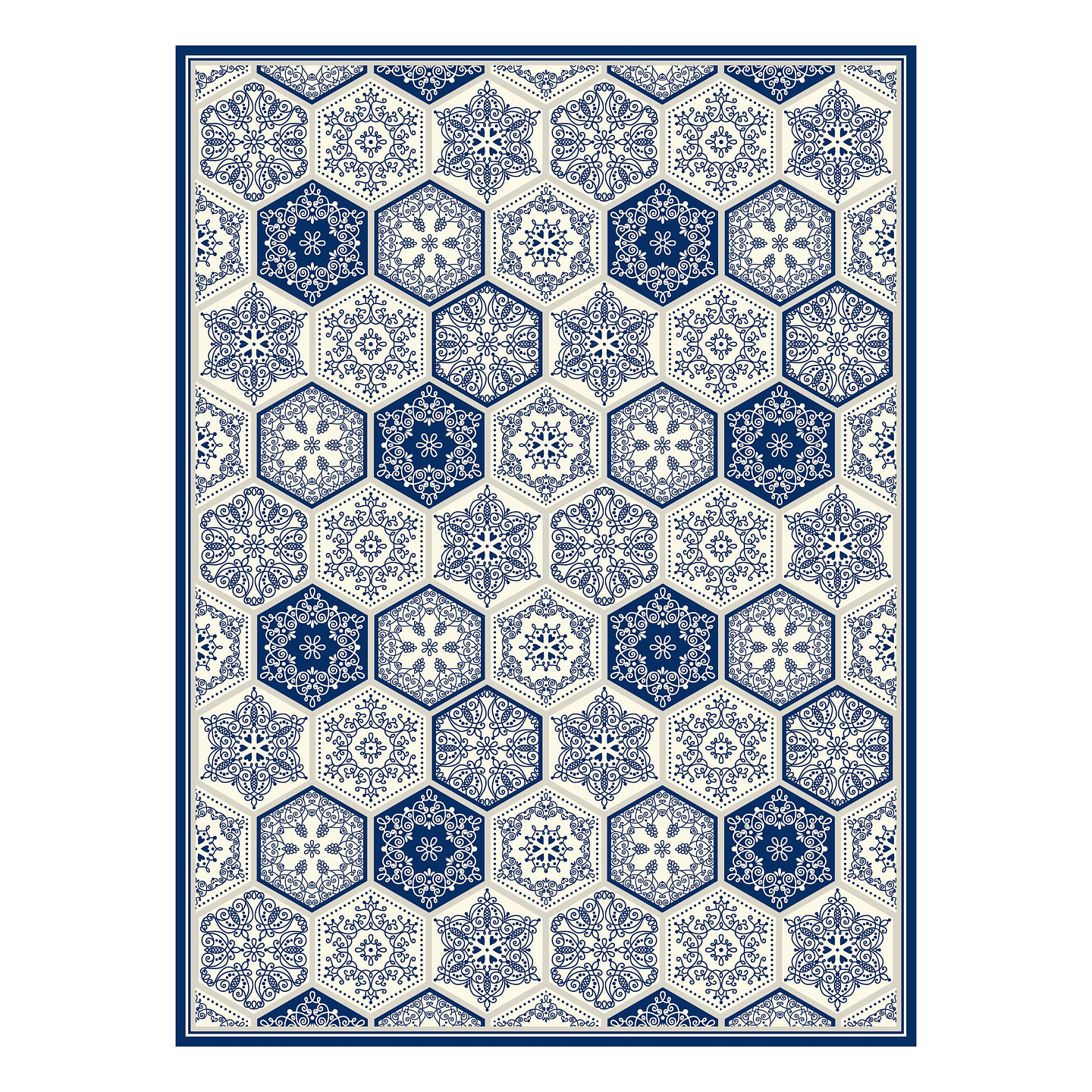 Alfombra Vinílica / Navy 1