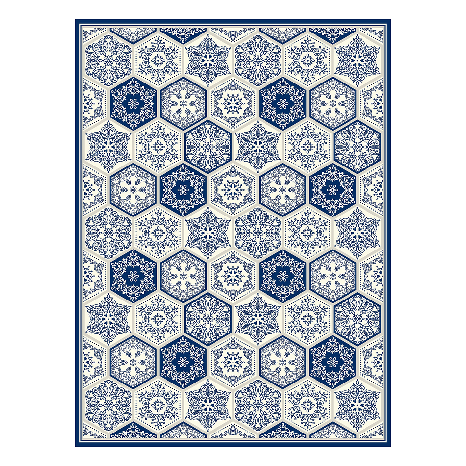 Alfombra Vinílica / Navy 1