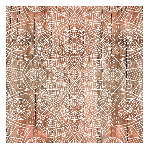 Alfombra Vinílica / Madera Boho