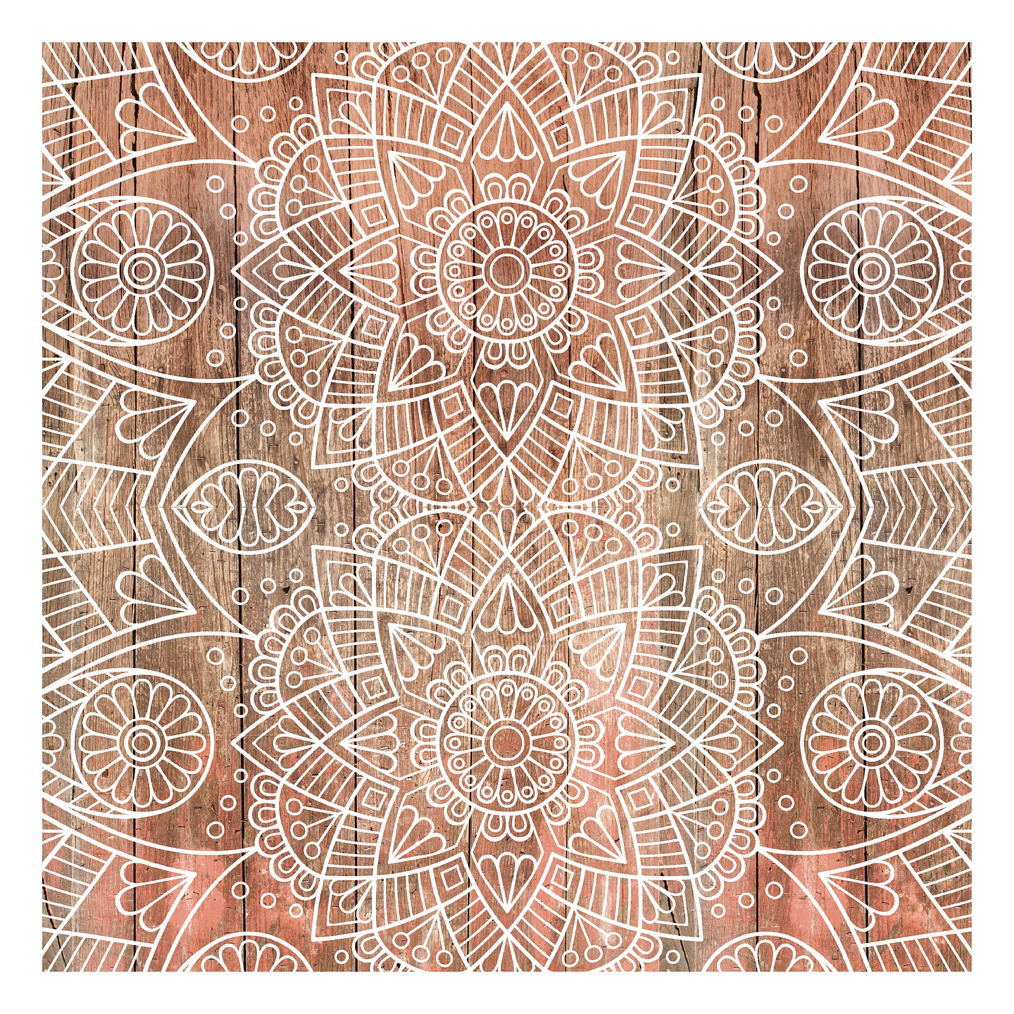 Alfombra Vinílica / Madera Boho 2