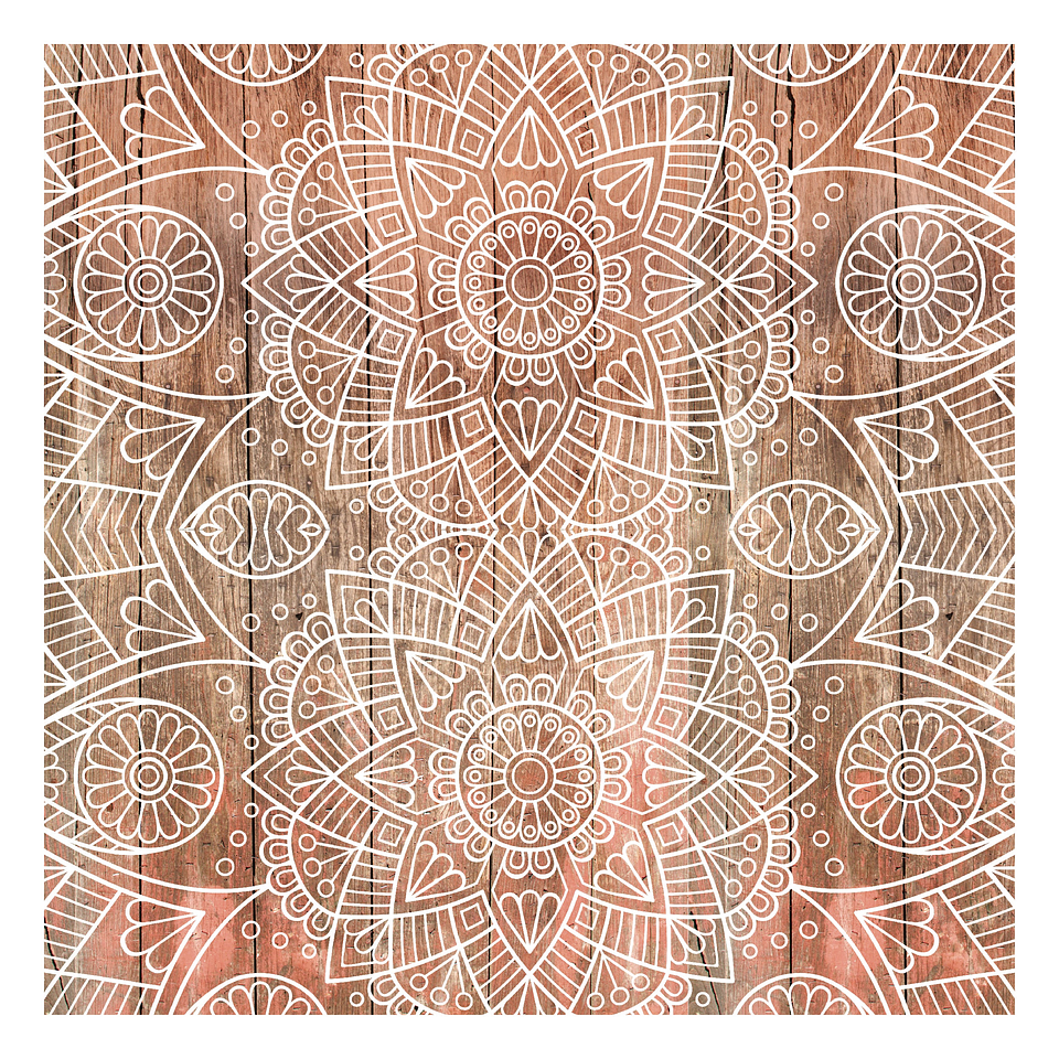 Alfombra Vinílica / Madera Boho 2