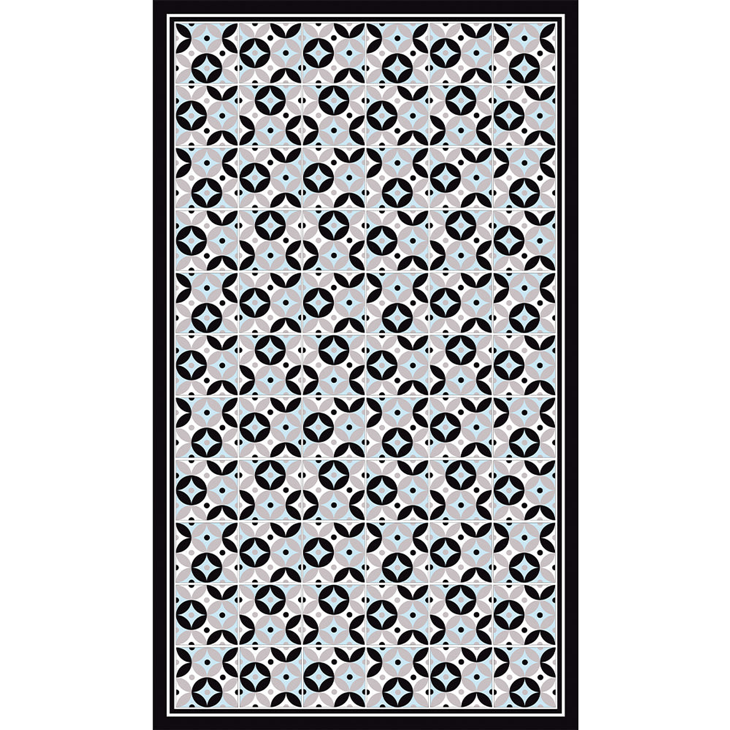 Alfombra Vinílica / Retro Grey Sky 1