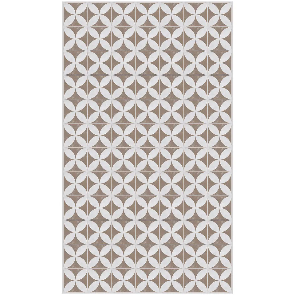 Alfombra Vinílica / Retro Tile Beige 1