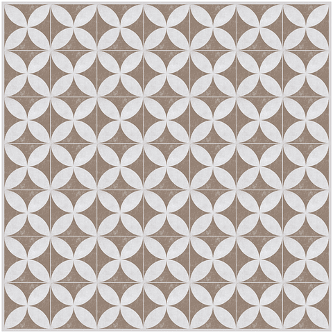 Alfombra Vinílica / Retro Tile Beige