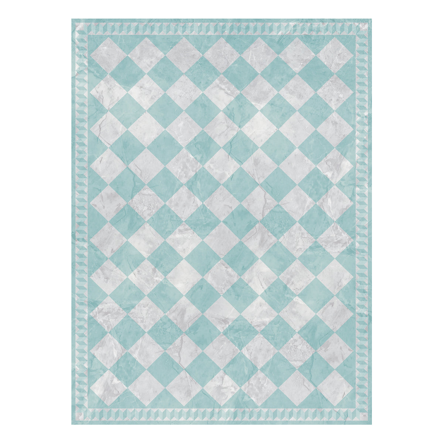 Alfombra Vinílica / Tablero Concrete Mint 2