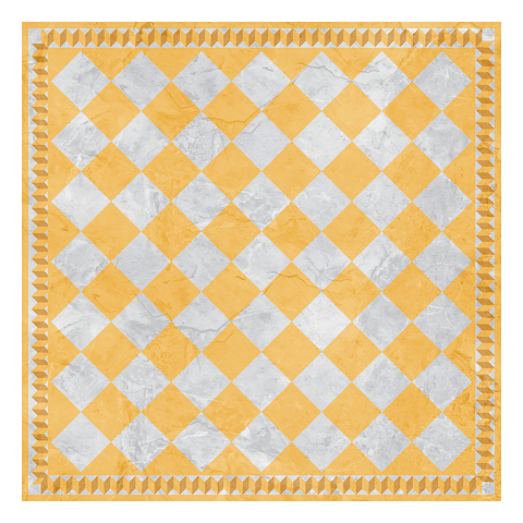 Alfombra Vinílica / Tablero Concrete Mustard