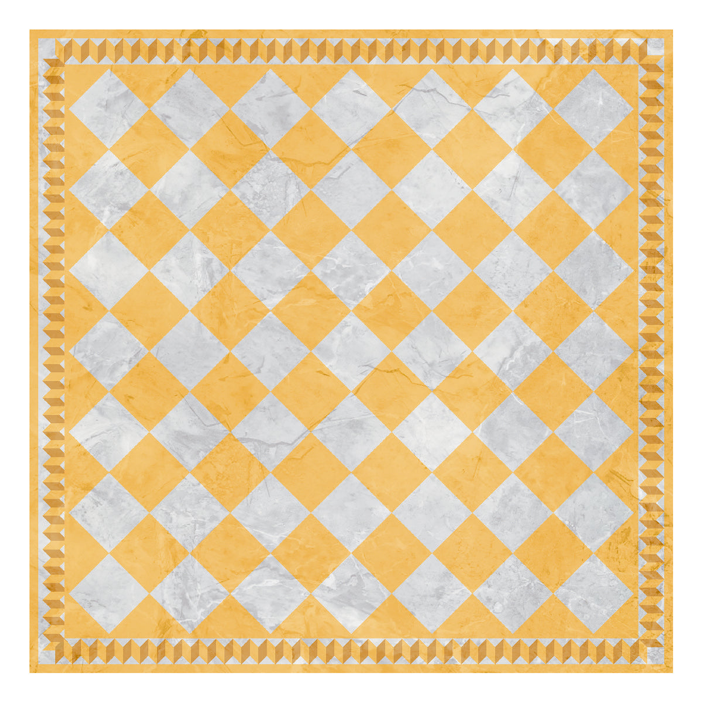 Alfombra Vinílica / Tablero Concrete Mustard 2