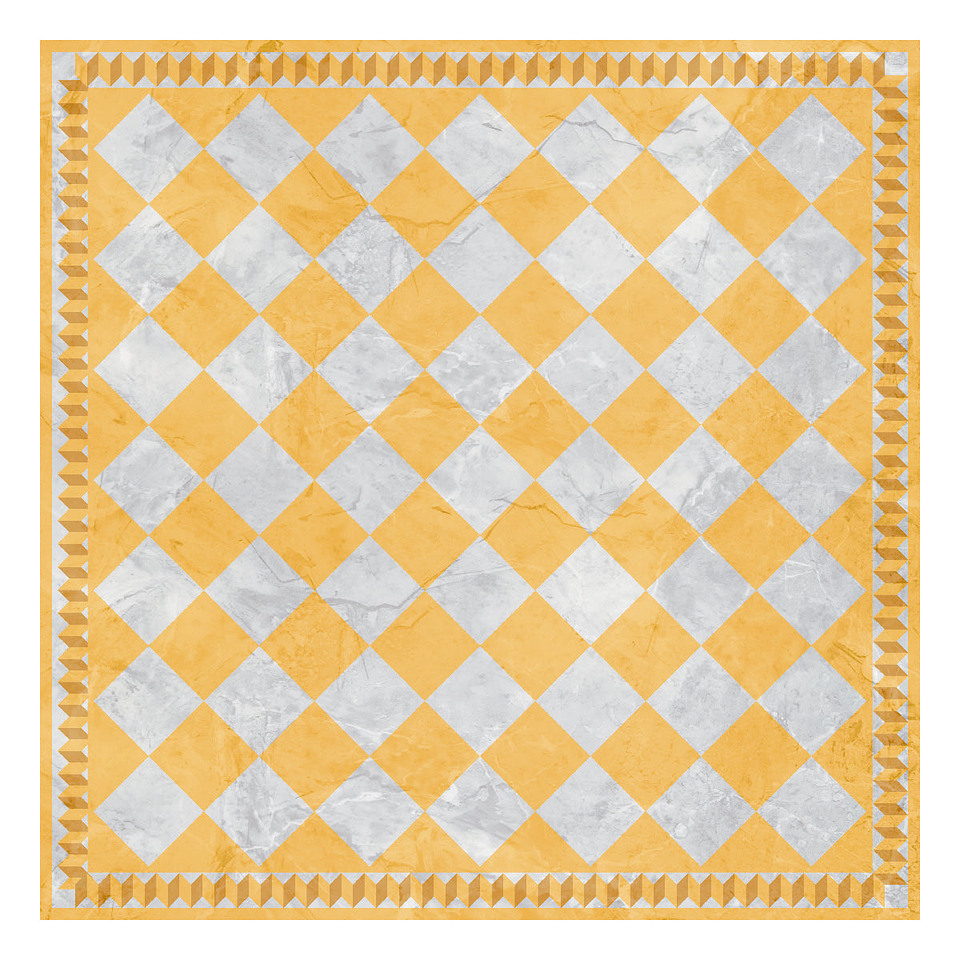 Alfombra Vinílica / Tablero Concrete Mustard 2