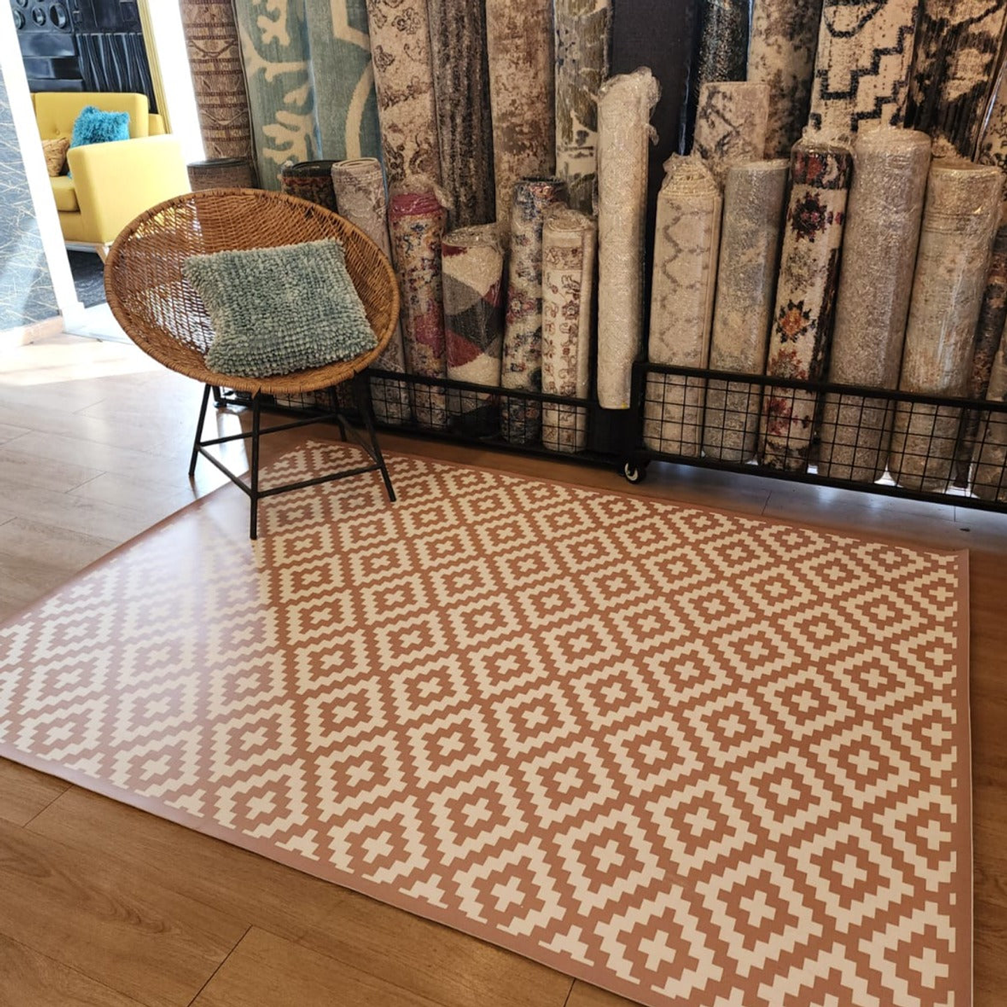 Alfombra Vinílica / Telar Beige 1