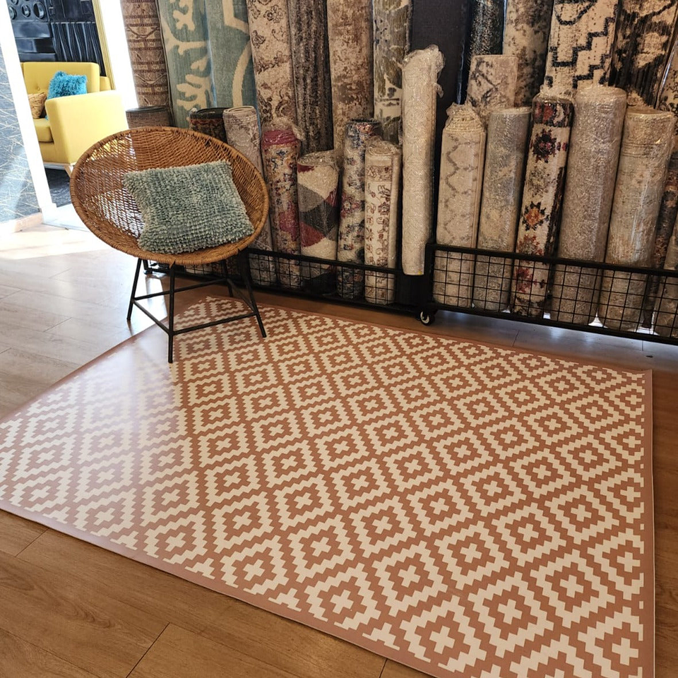 Alfombra Vinílica / Telar Beige 1