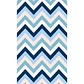 Alfombra Vinílica / Zig Zag Blue - Miniatura 2