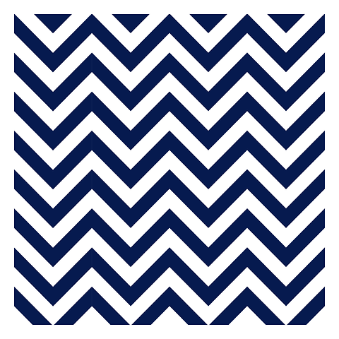 Alfombra Vinílica / Zig Zag Marino Telar
