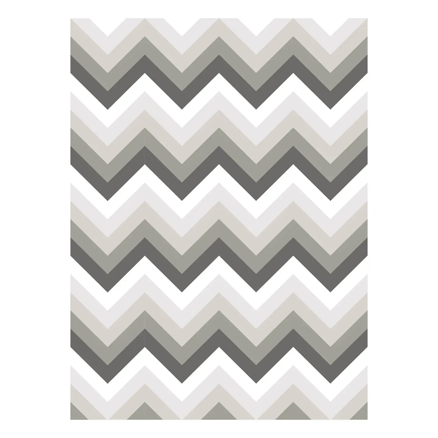 Alfombra Vinílica / Zig Zag Rattan Grey 1
