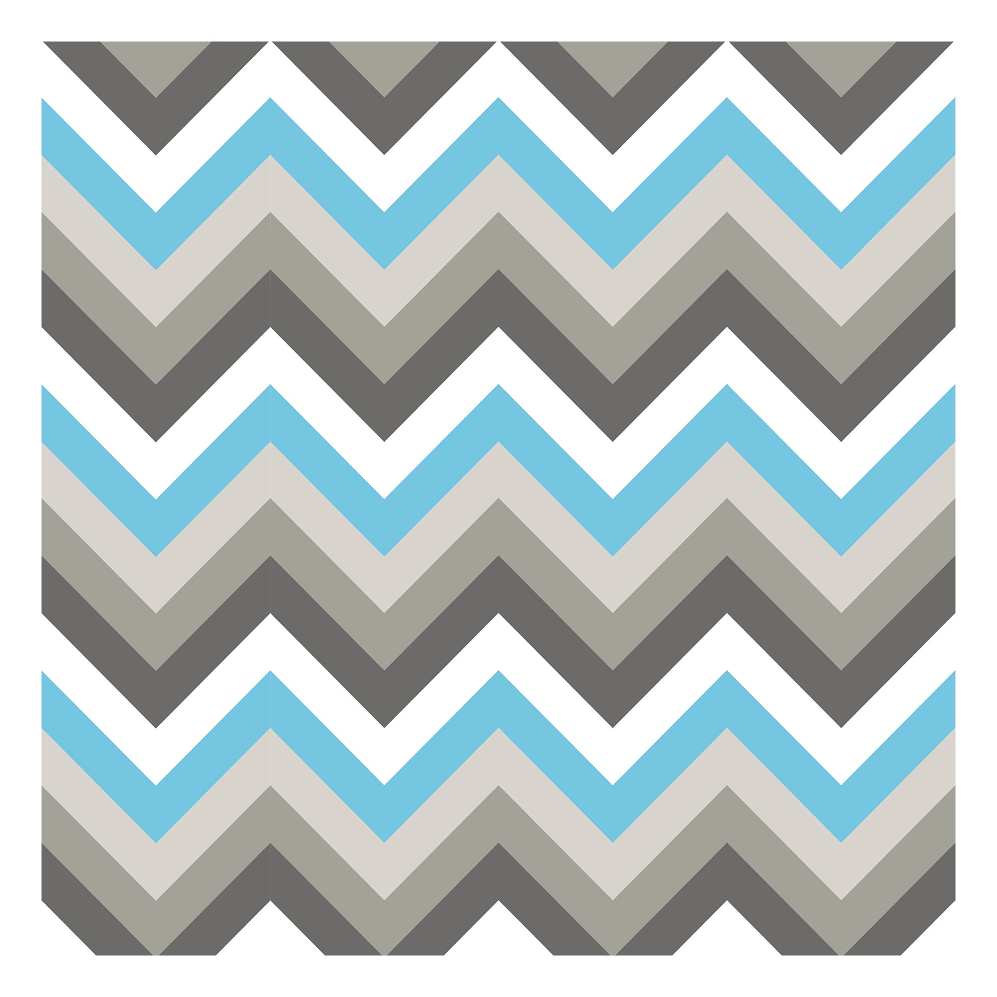 Alfombra Vinílica / Zig Zag Rattan Sky Grey 1