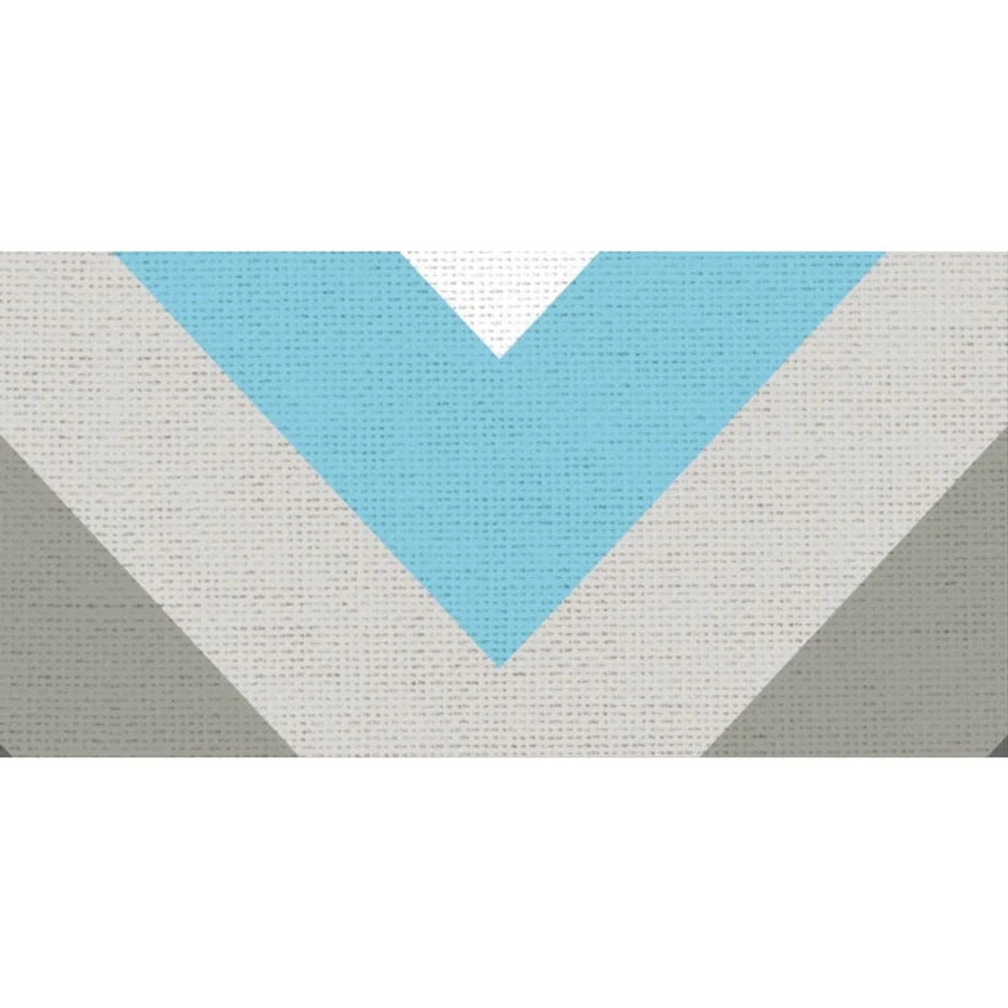 Alfombra Vinílica / Zig Zag Rattan Sky Grey 2