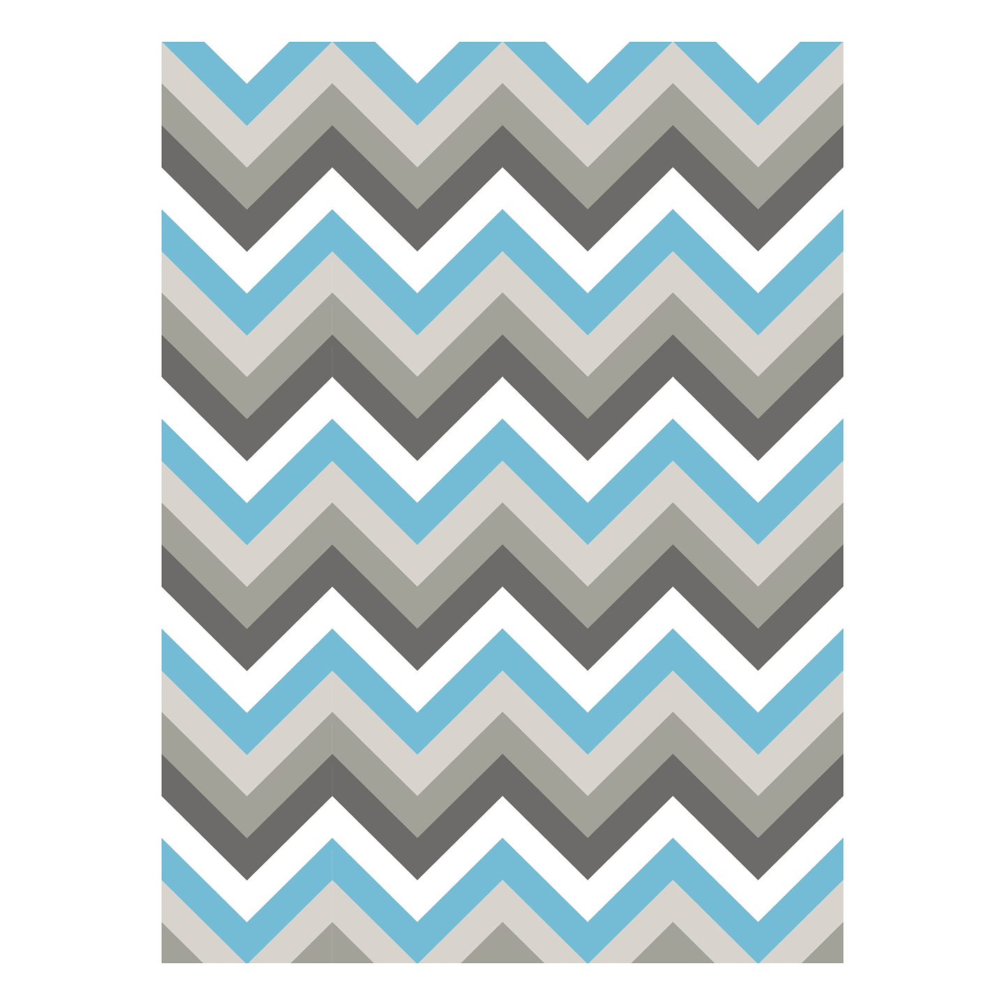 Alfombra Vinílica / Zig Zag Rattan Sky Grey 3