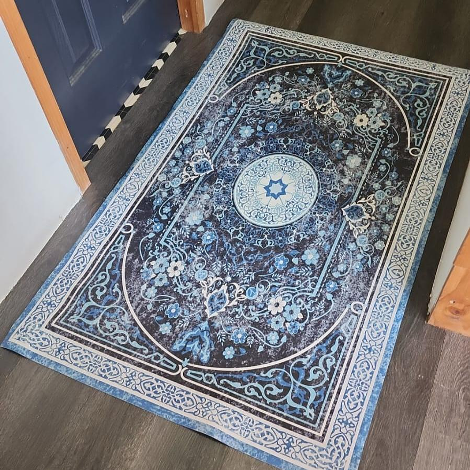 Alfombra Vinílica / Persian Grunge Blue 1