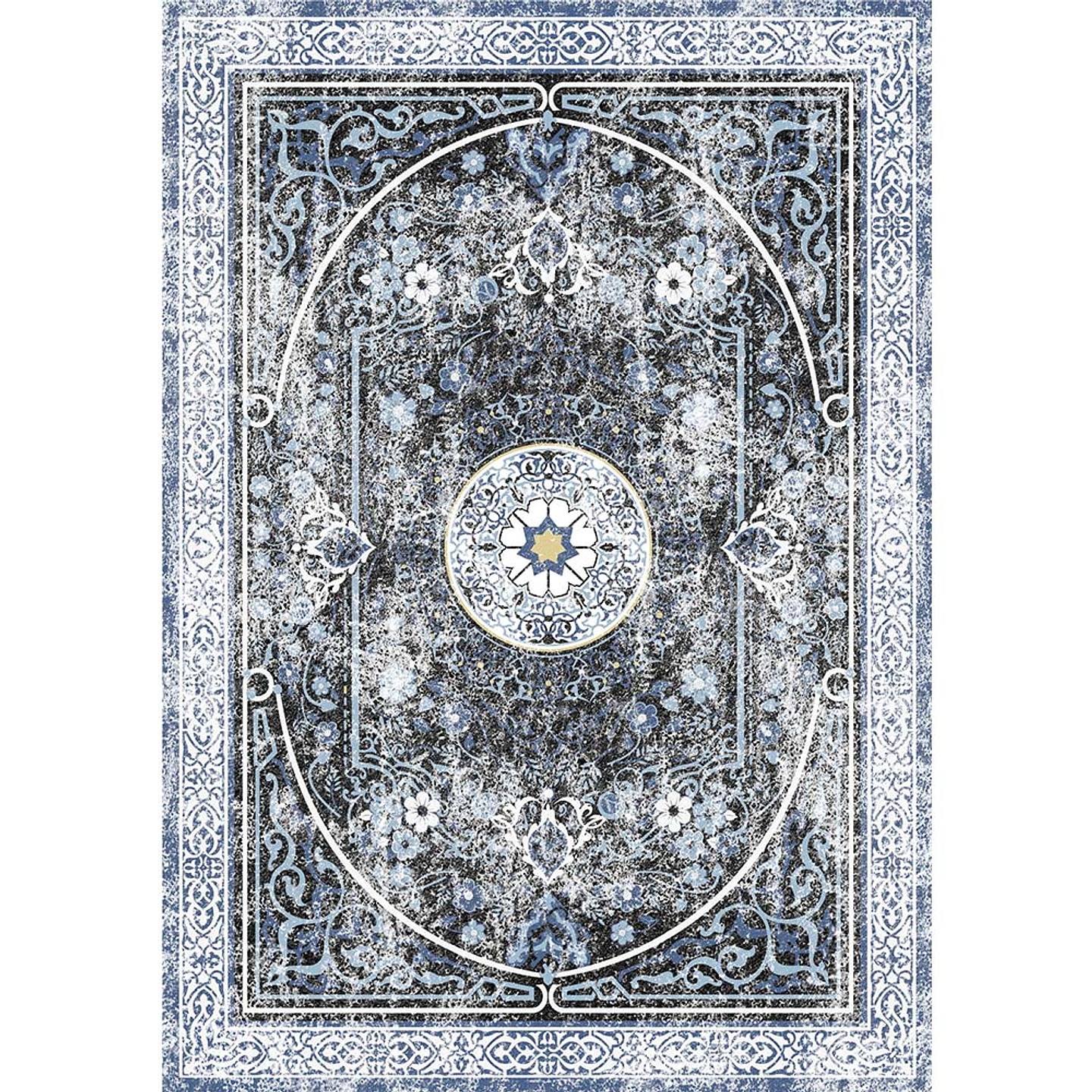 Alfombra Vinílica / Persian Grunge Blue 2