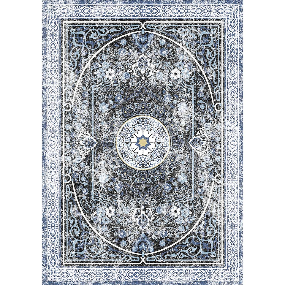 Alfombra Vinílica / Persian Grunge Blue 2