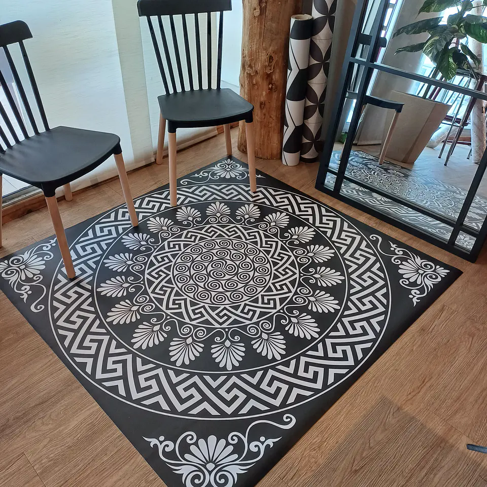 Alfombra Vinílica / Persa B&W 3