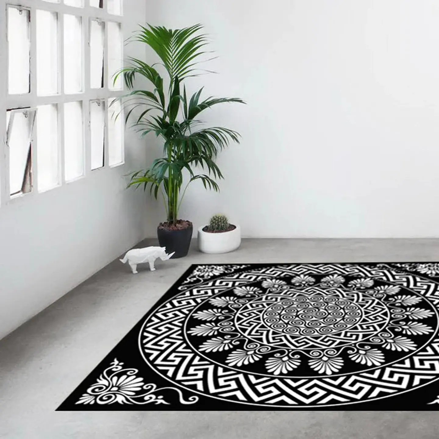 Alfombra Vinílica / Persa B&W 4