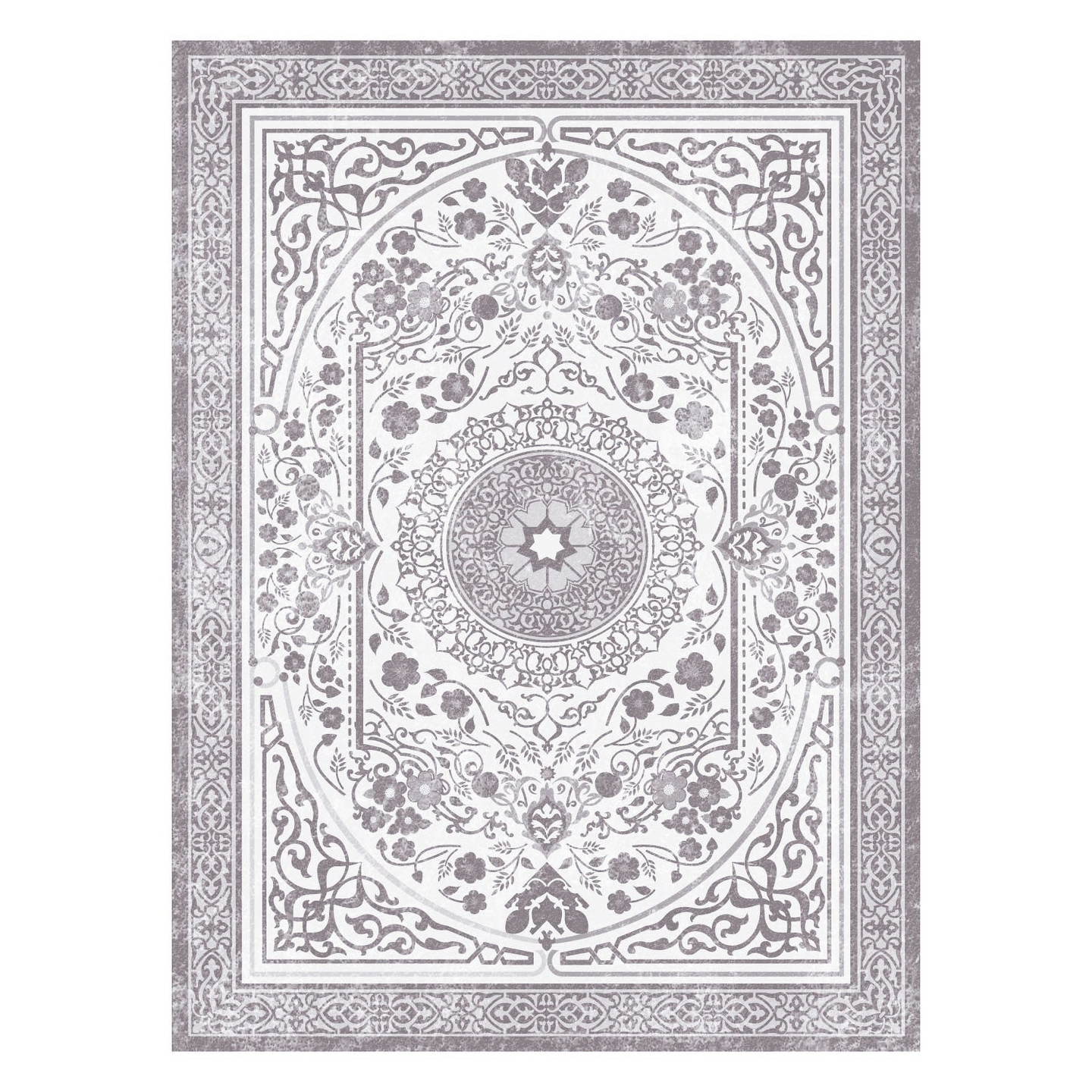 Alfombra Vinílica / Persian Vintage Grey 1
