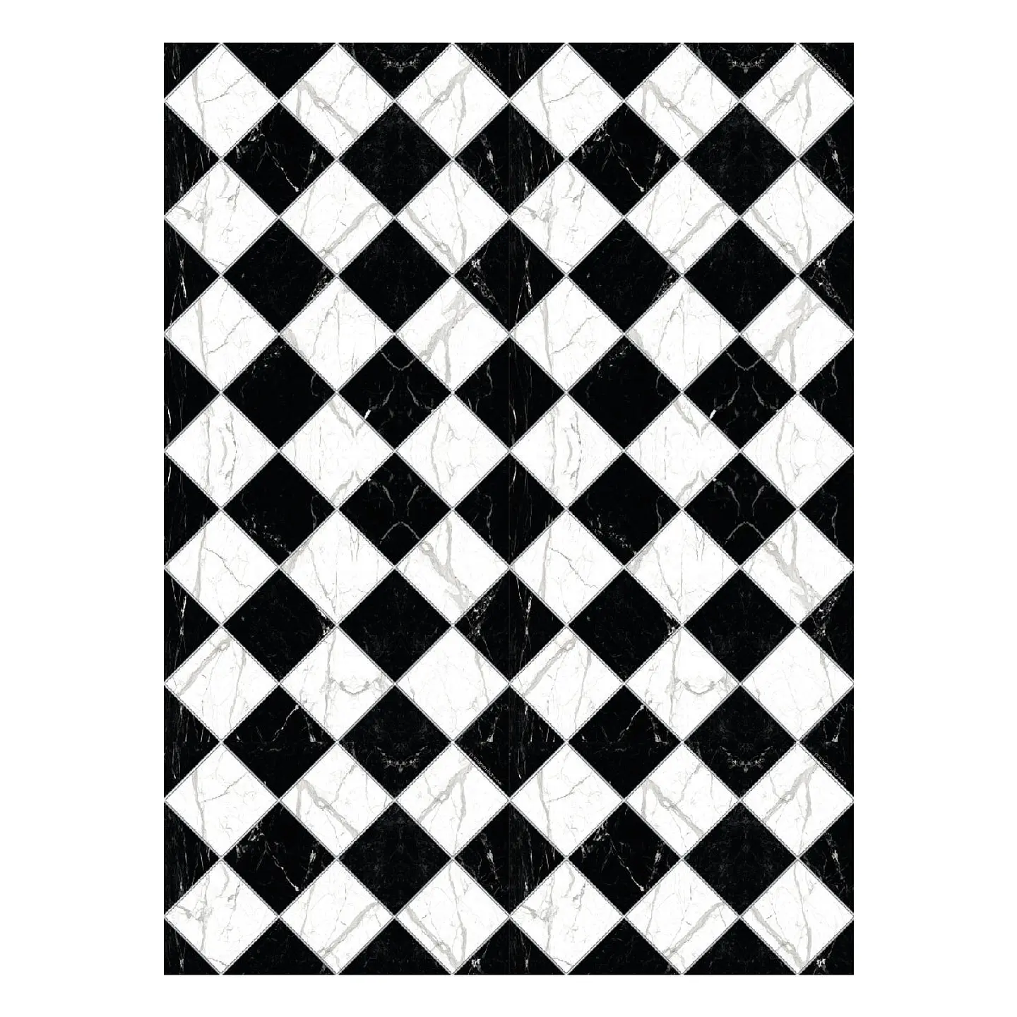 Alfombra Vinílica / Ajedrez Marmol 2