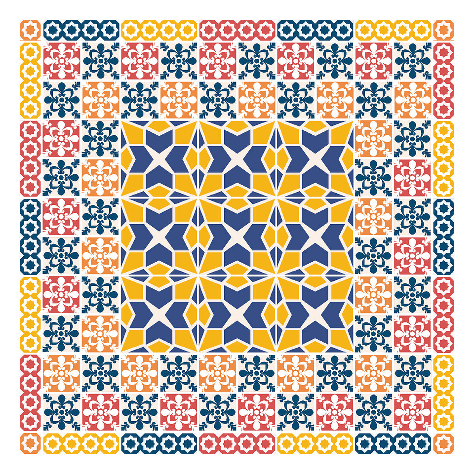 Alfombra Vinílica / Azulejo Portugal 1