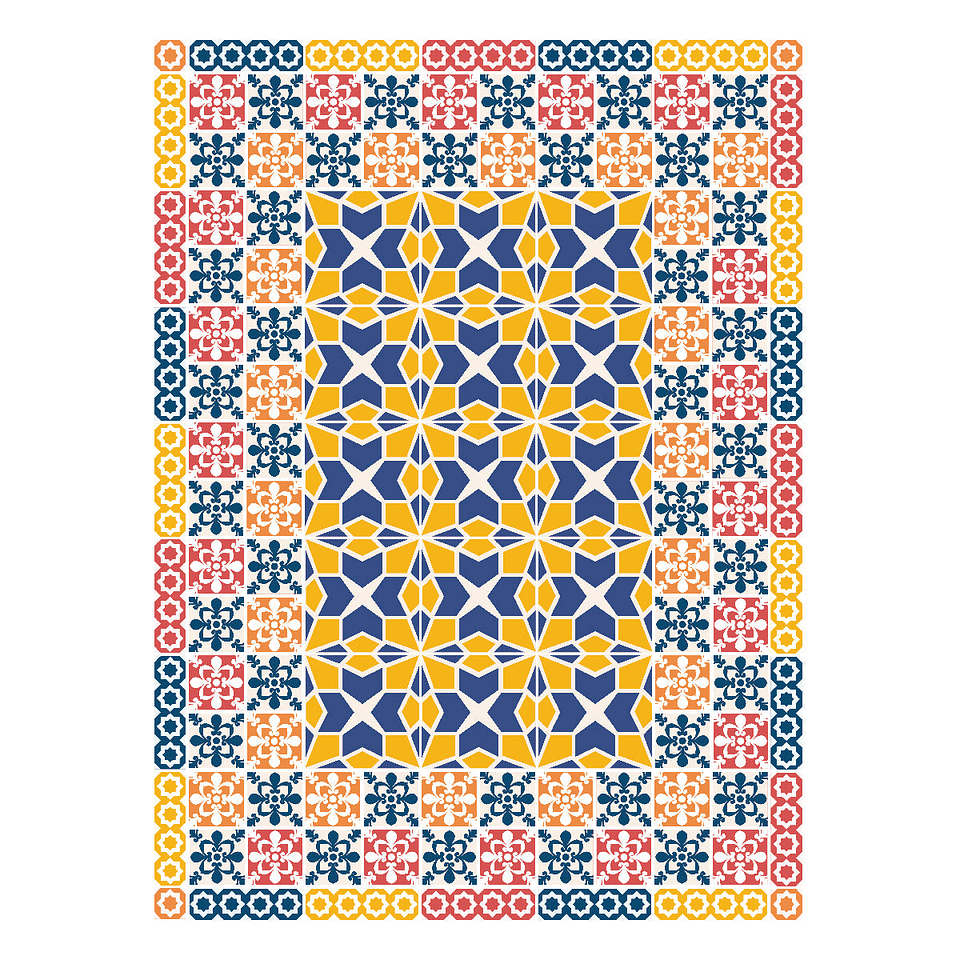 Alfombra Vinílica / Azulejo Portugal 2