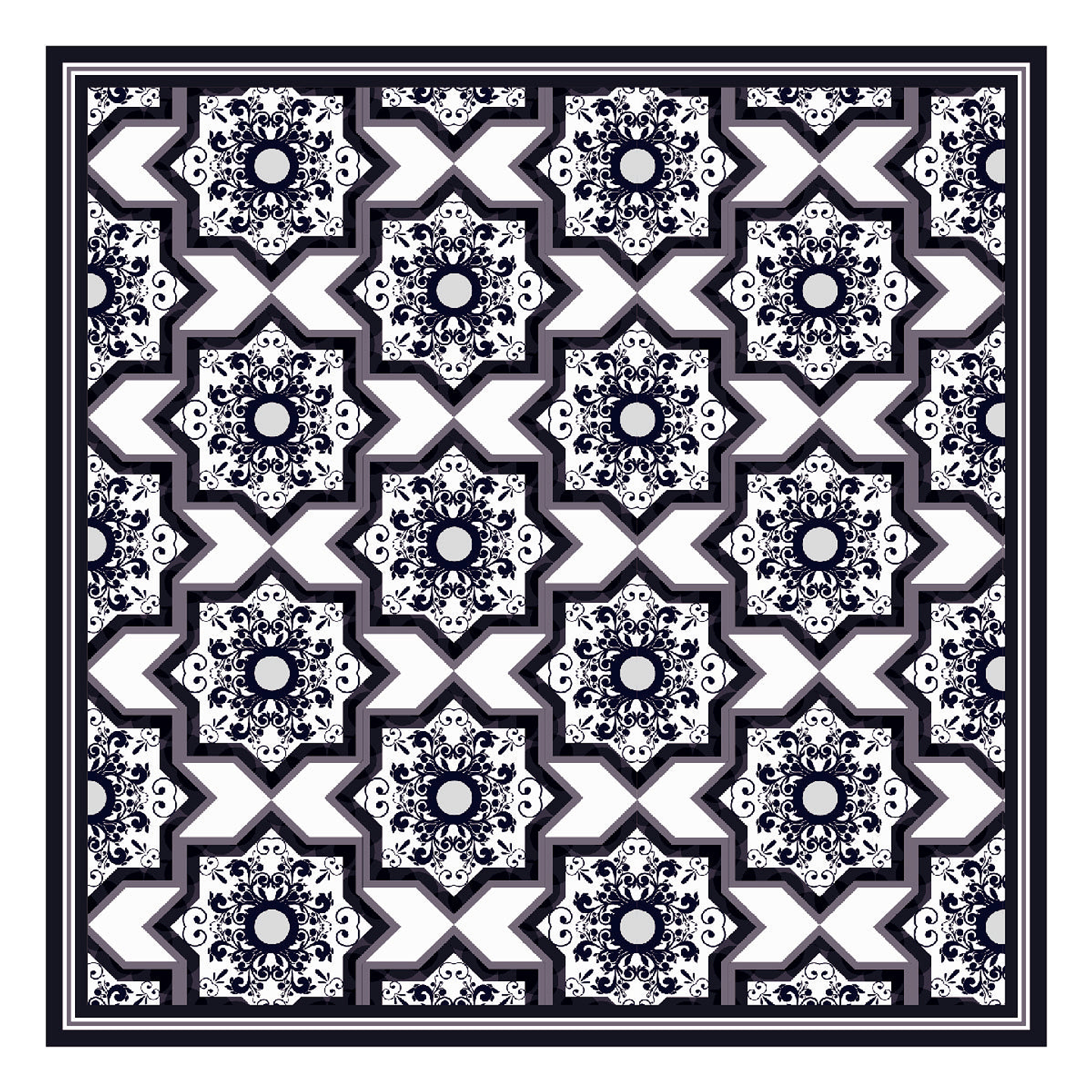 Alfombra Vinílica / Azulejos Vintage 1