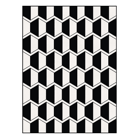 Alfombra Vinílica / Black White