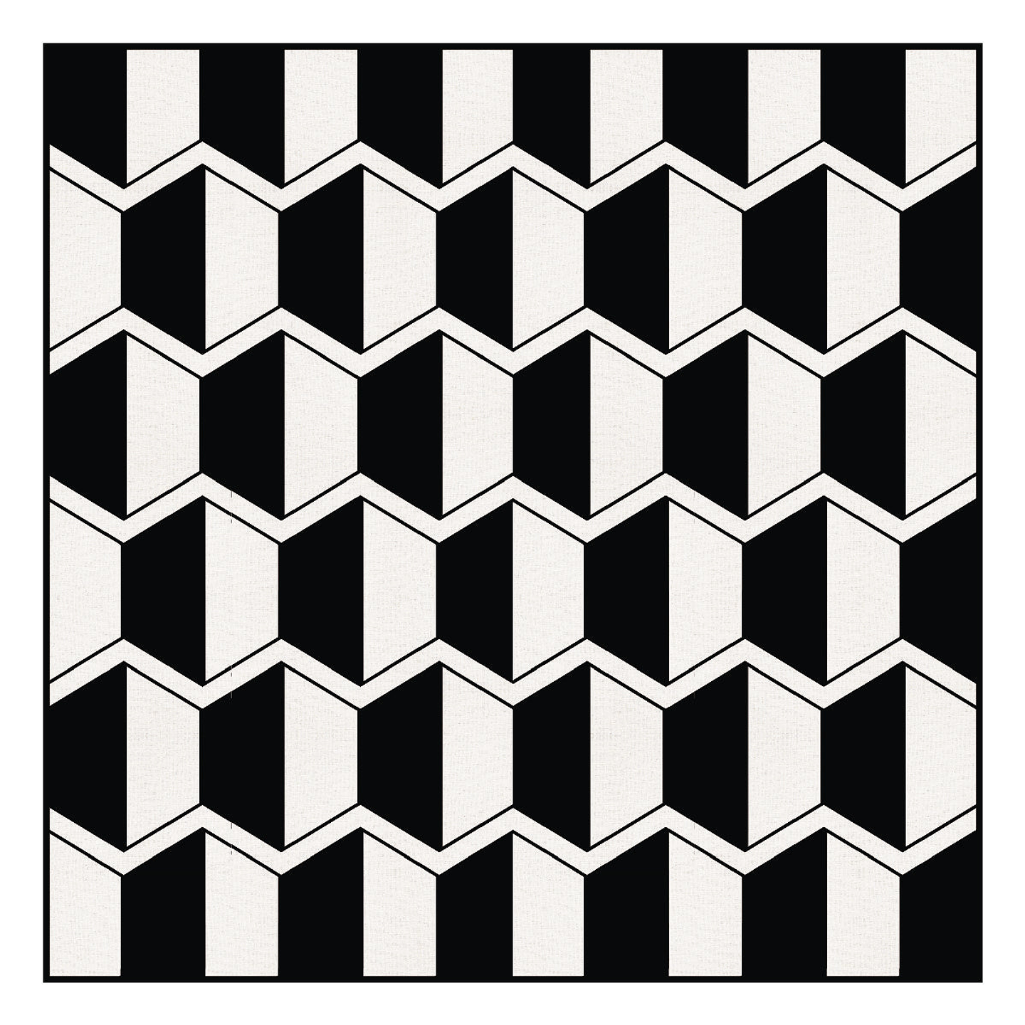 Alfombra Vinílica / Black White 2