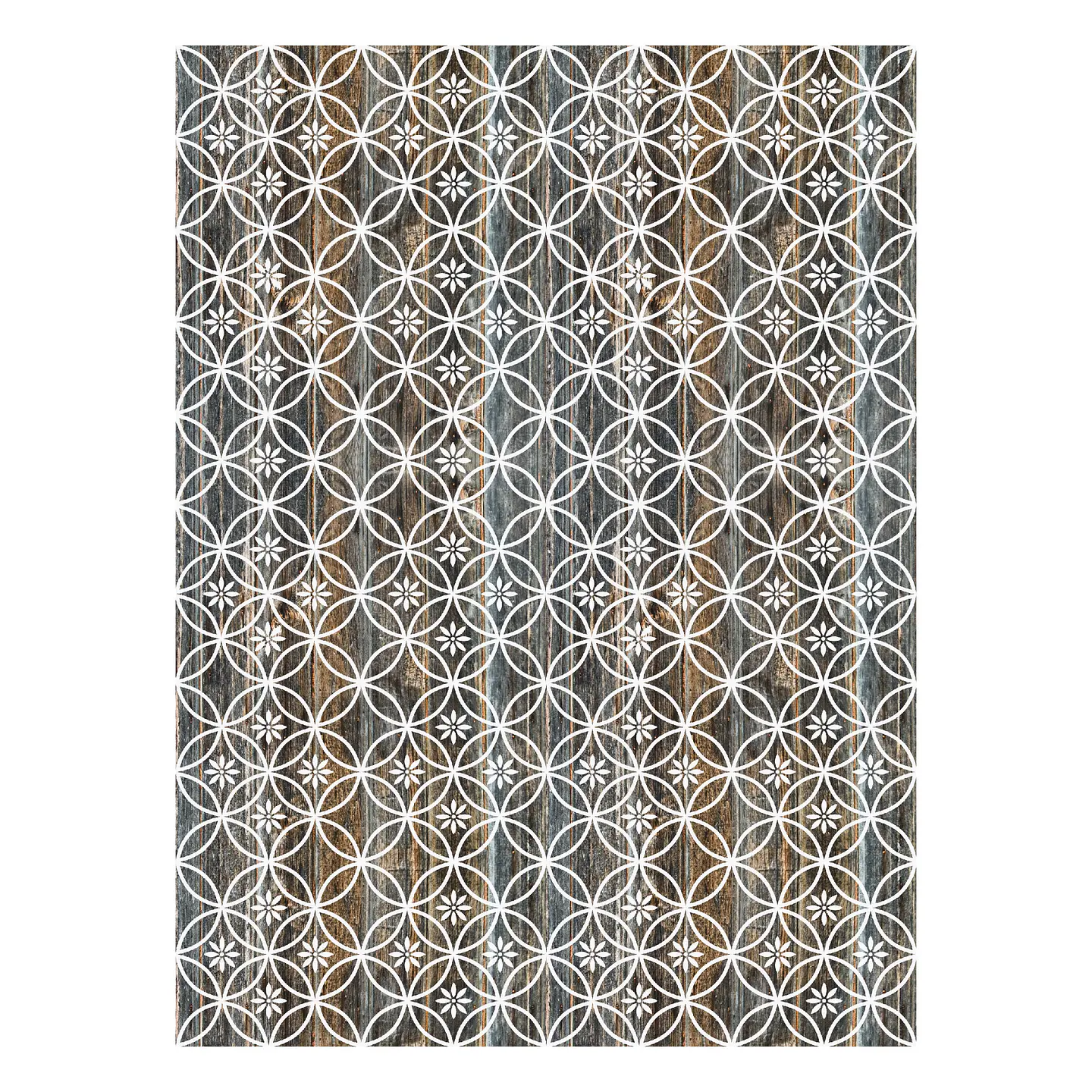 Alfombra Vinílica / Boho Wood 1