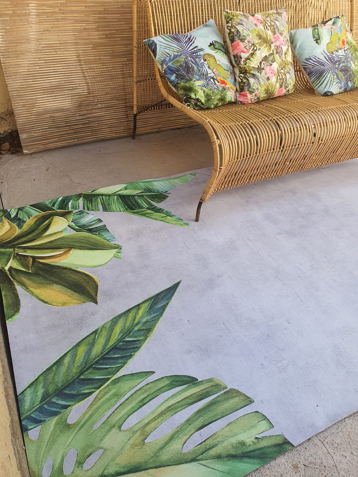 Alfombra Vinílica / Cemento Tropical 2