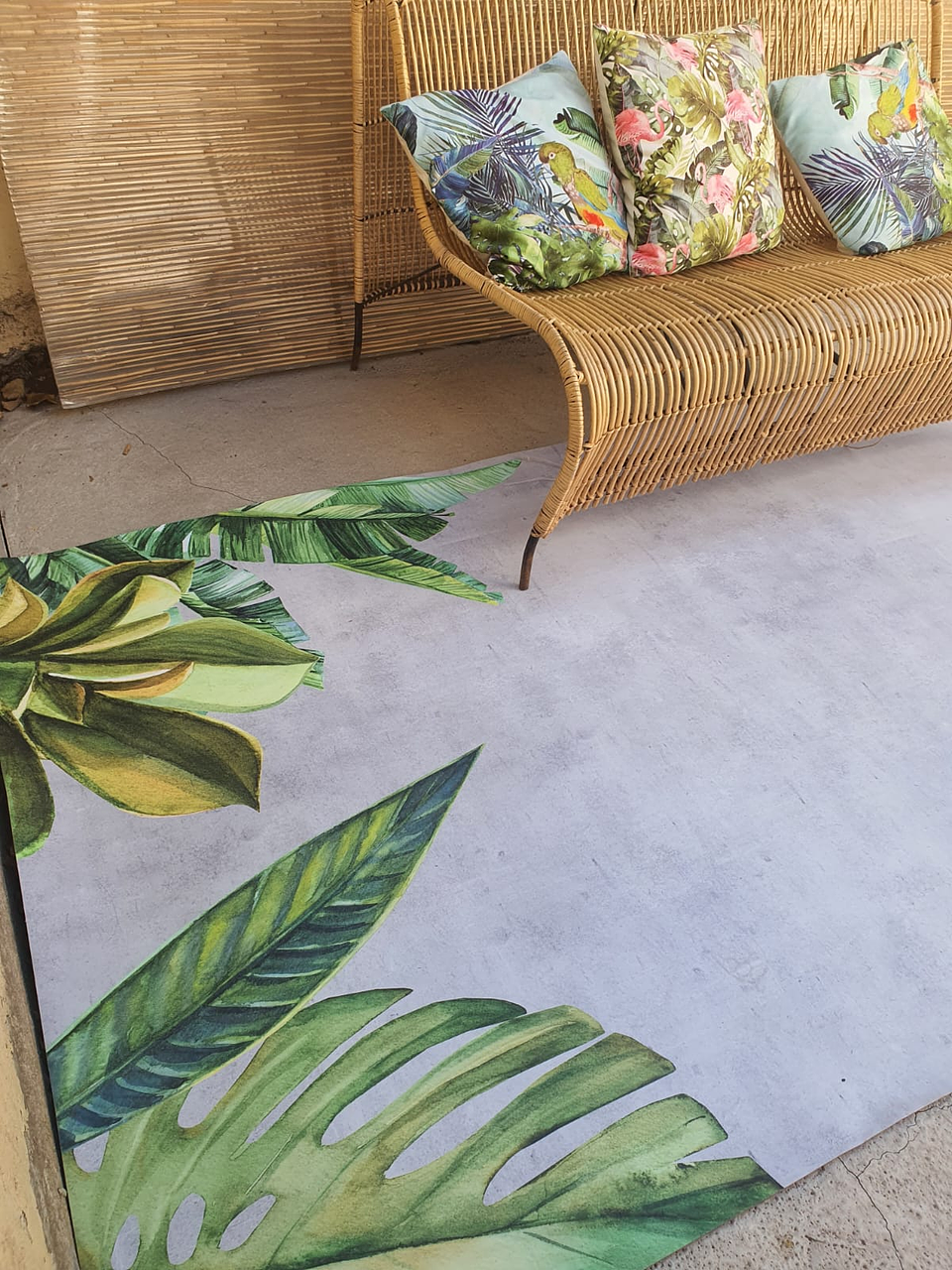 Alfombra Vinílica / Cemento Tropical 2