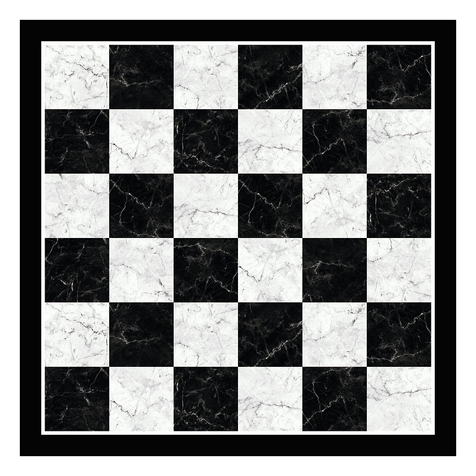 Alfombra Vinílica / Chess Marble 1