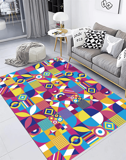 Alfombra Vinílica / Colorful Geometry