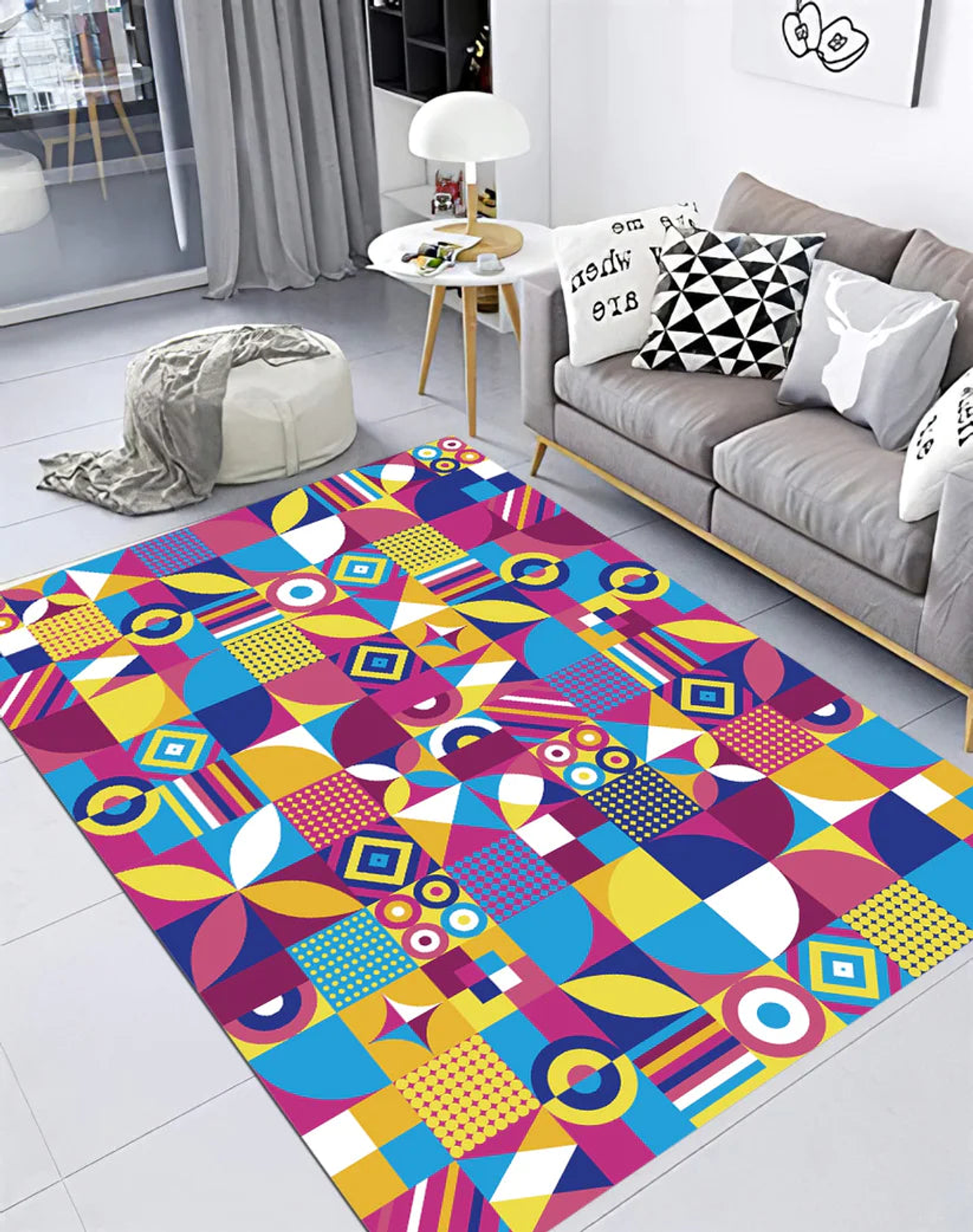 Alfombra Vinílica / Colorful Geometry 2