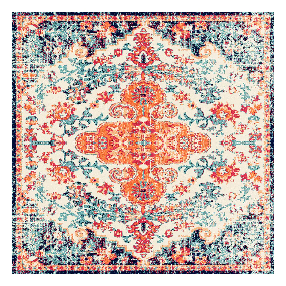 Alfombra Vinílica / Floral Mandala 2