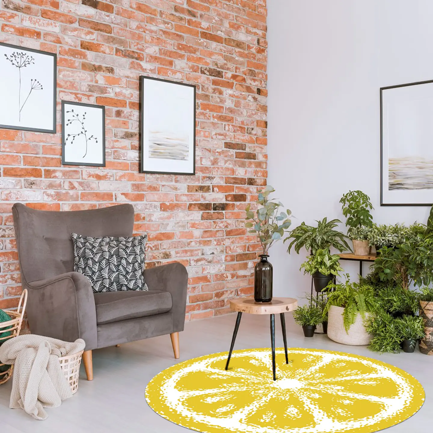 Alfombra Vinílica / Limón 1