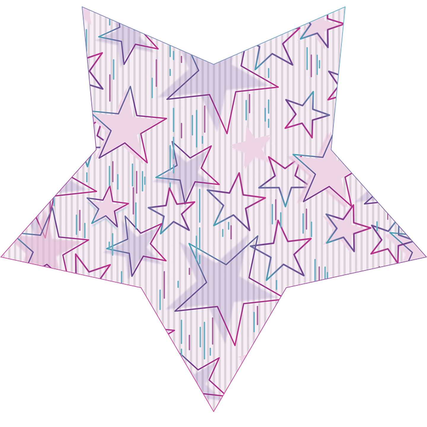 Alfombra Vinílica / Neon Star White 1