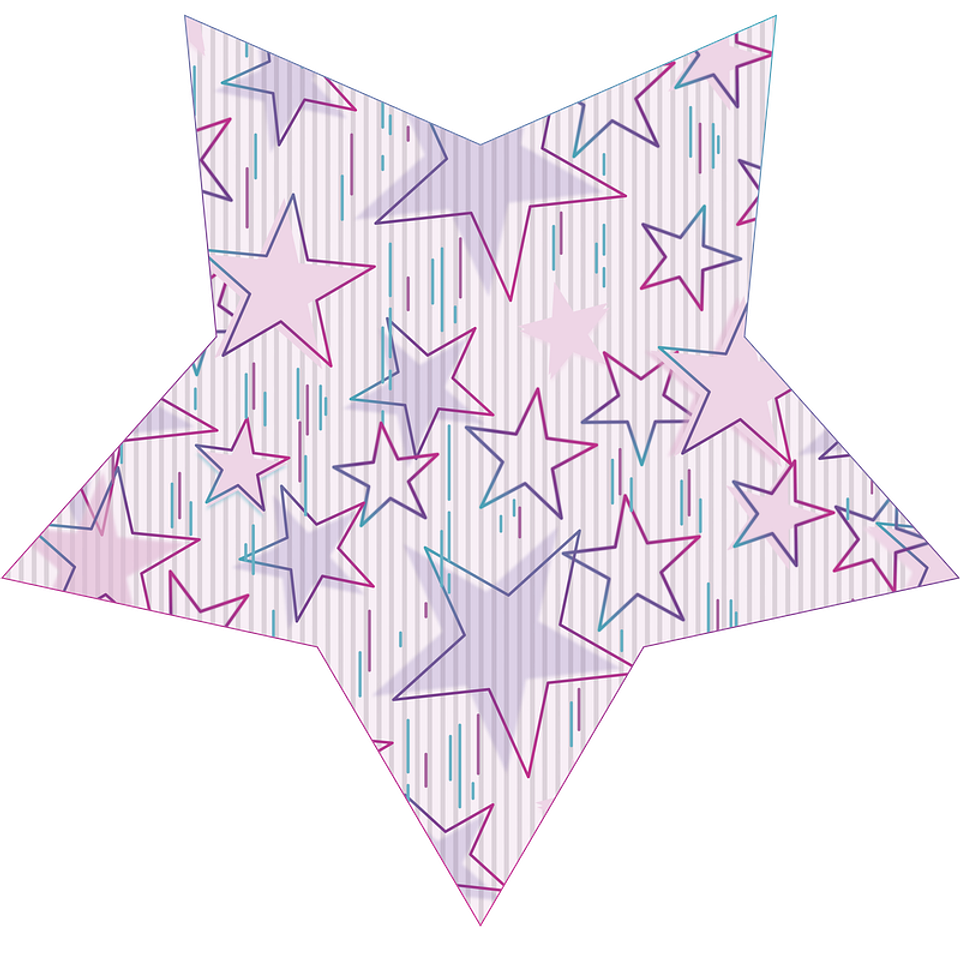 Alfombra Vinílica / Neon Star White 1